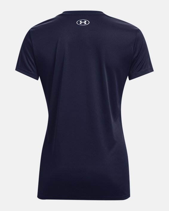 Women's UA Velocity Wordmark T-Shirt, Navy, pdpMainDesktop image number 5